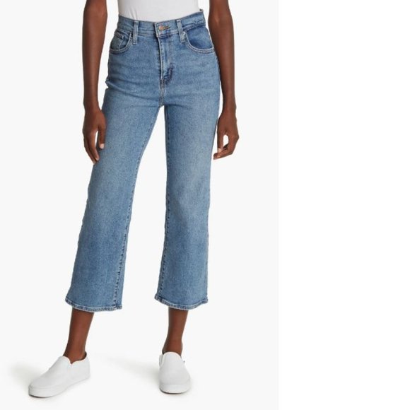 Levi's High Waist Flare Crop Jeans - Picture 6 of 6